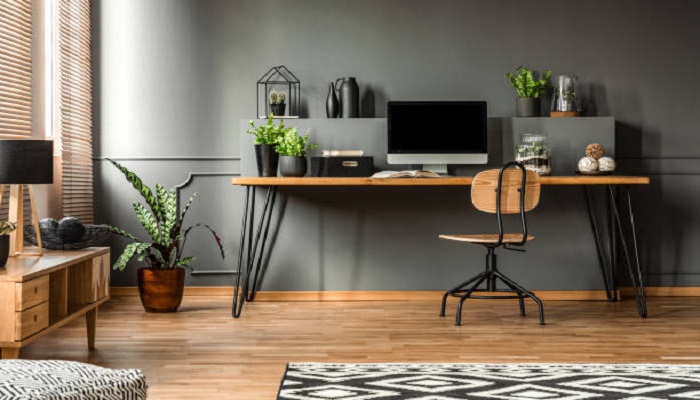 comfortable wooden office chair