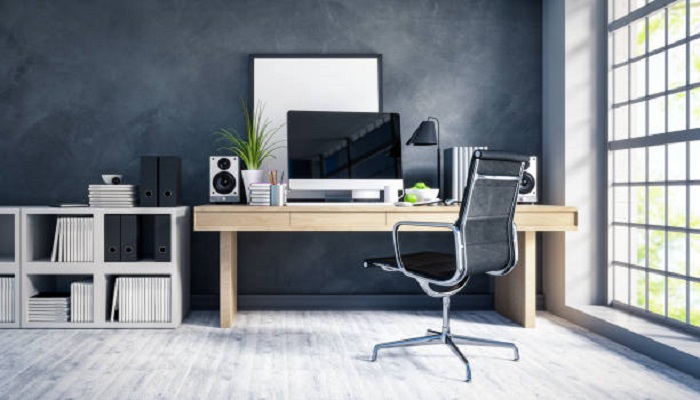 comfortable wooden office chair